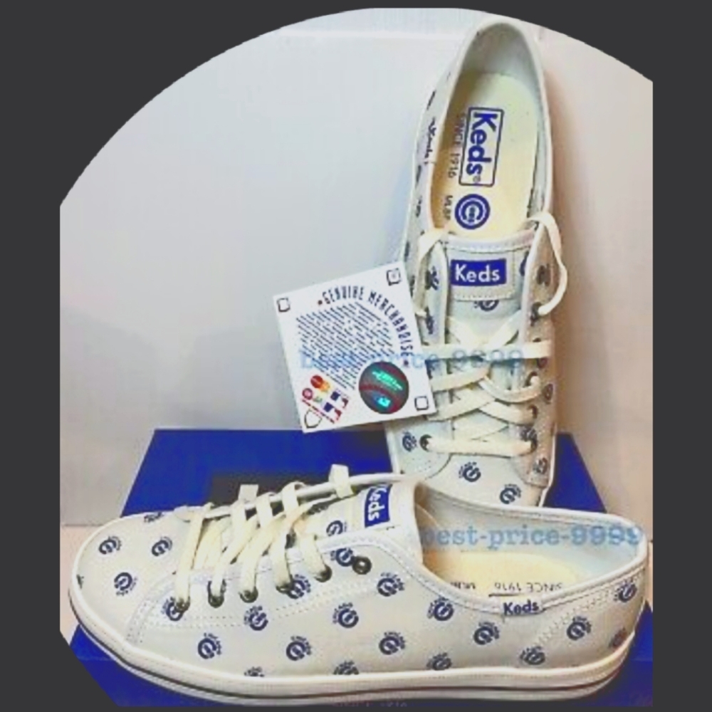 DescriptionChicago Cubs Keds White KickstartRepeat Logo Sneakers Shoes NIB 7